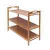 AsolBD Bamboo Free Standing Shoe Rack, Portable Shoes Cabinet Space Saving and Adjustable, Large Shoe storage for Entryway Hallway living room Bathroom and Balcony (Flat Shape (1 (7)