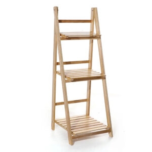 solBD Ladder Shelf, Foldable Multi-Functional Ladder Shelving Unit Home Decor Garden Furniture Bookcase, Balcony Flower Plant Storage Rack Display Shelf Plant Stand for Indoor and Outdoor